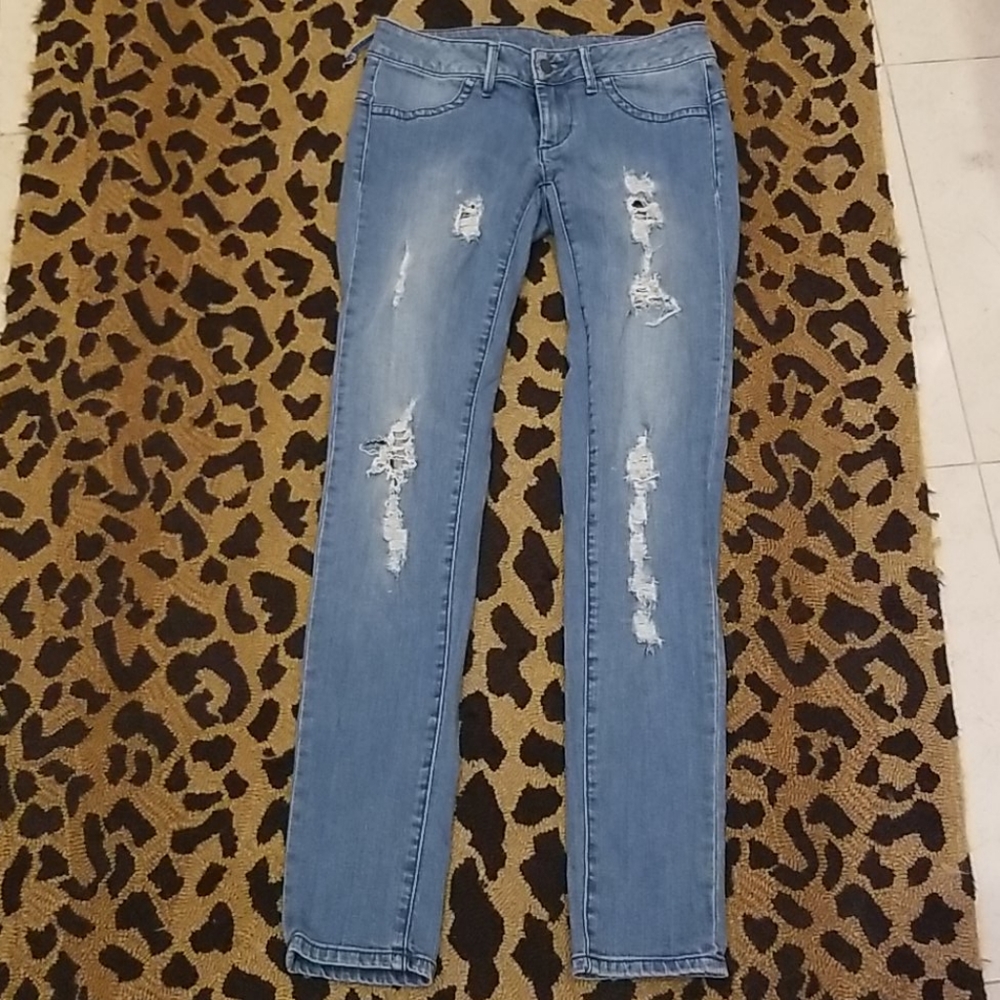 Victoria Secret Distressed Skinny Jeans